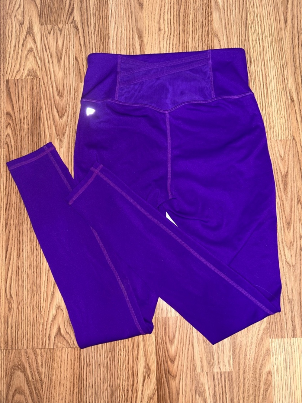 EUC Fabletics Motion 365 Vibrant Purple High-Waist Active Leggings